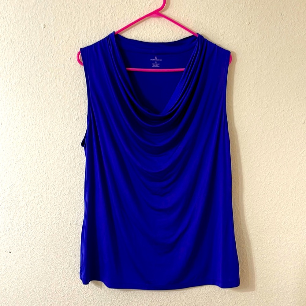 Blue satiny